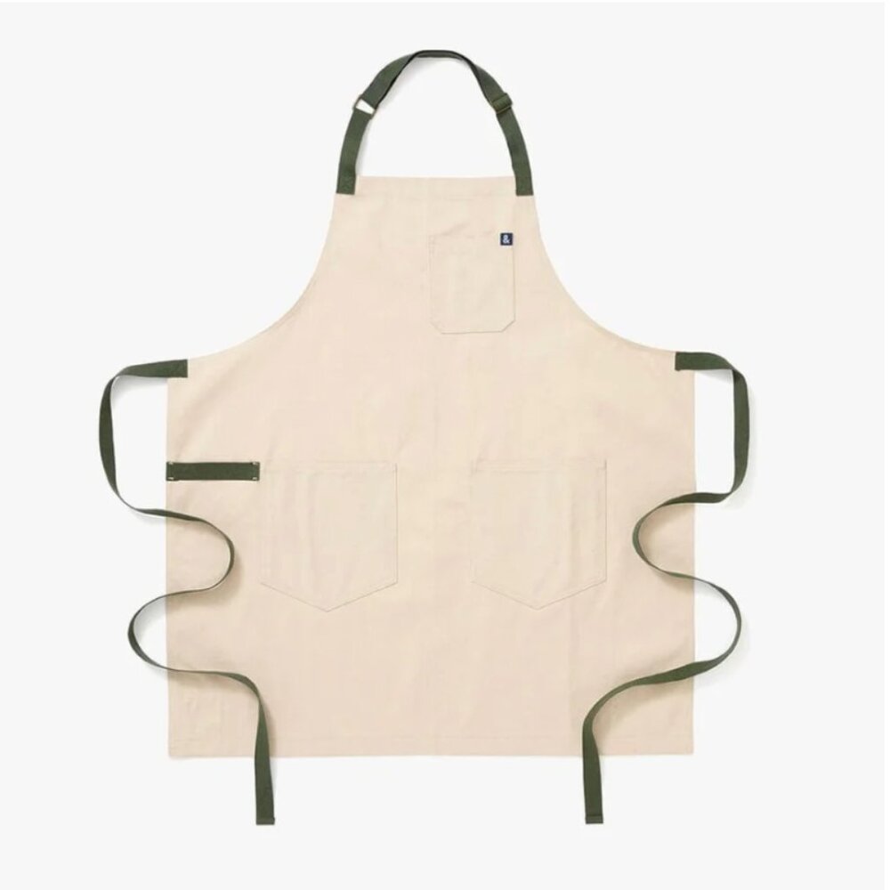 Hedley & Bennett Essential Apron in Sage White